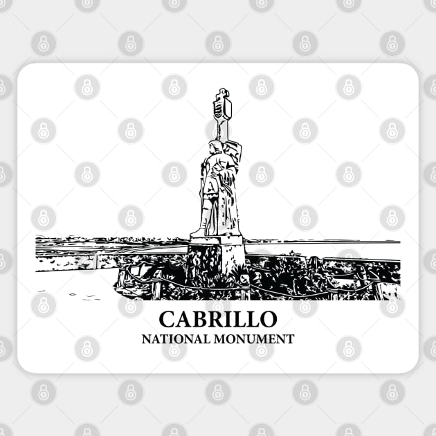 Cabrillo National Monument Sticker by Lakeric